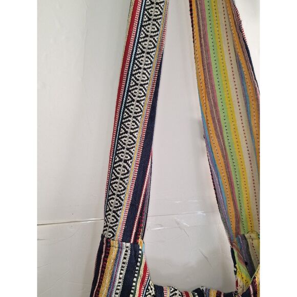 Women's Hobo Crossbody Shoulder Bag Owl Bohemian Slouchy Colorful Unique - Picture 10 of 12